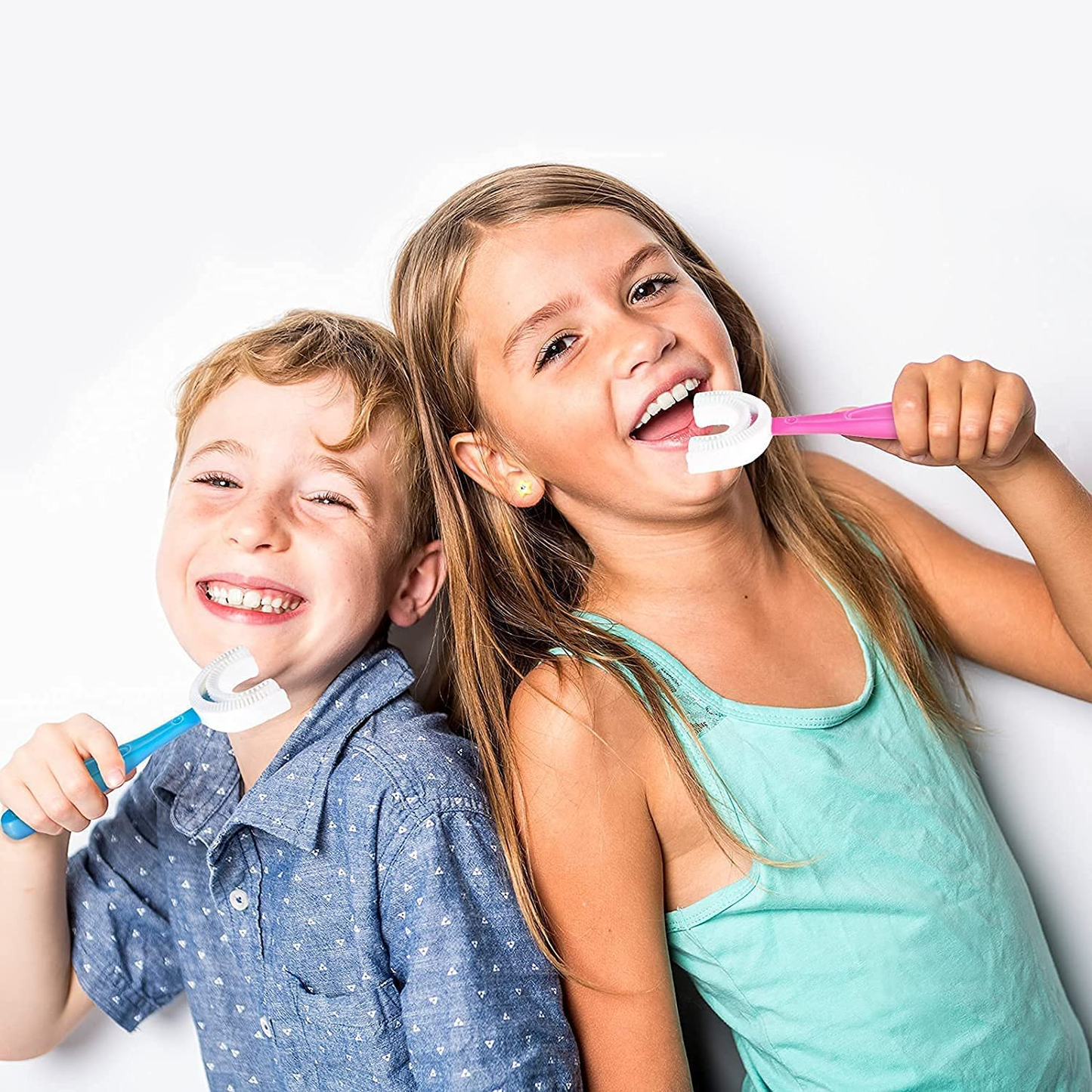360 Degree U-Shaped Baby Toothbrush | Ultrasonic Teeth Whitening | Child Toothbrush Teethers Baby