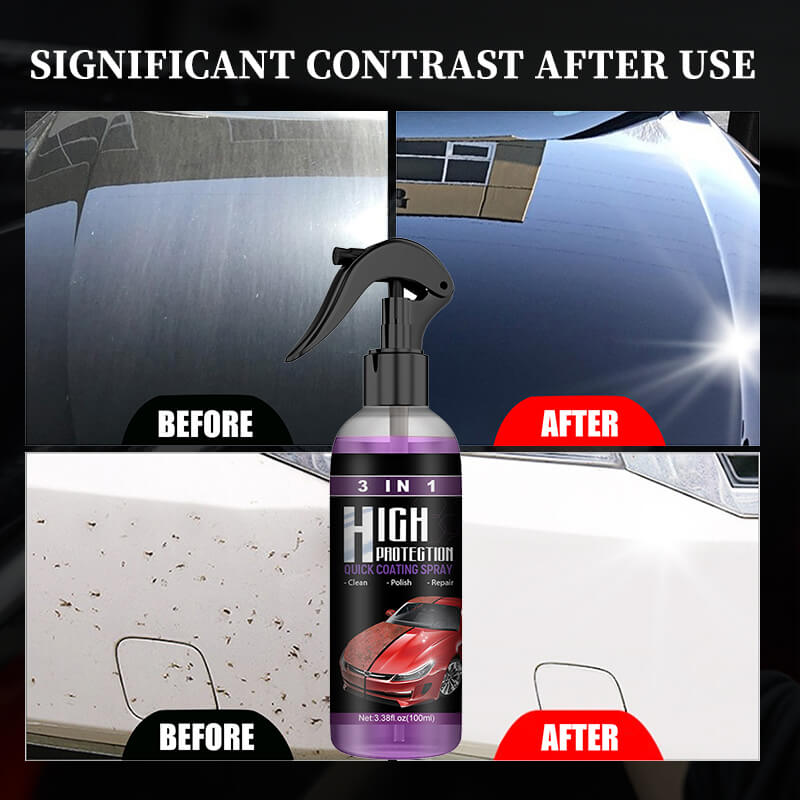 Premium Quality 3 In 1 High Protection Quick Car Coating Spray 🔥