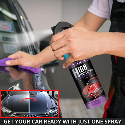 Premium Quality 3 In 1 High Protection Quick Car Coating Spray 🔥