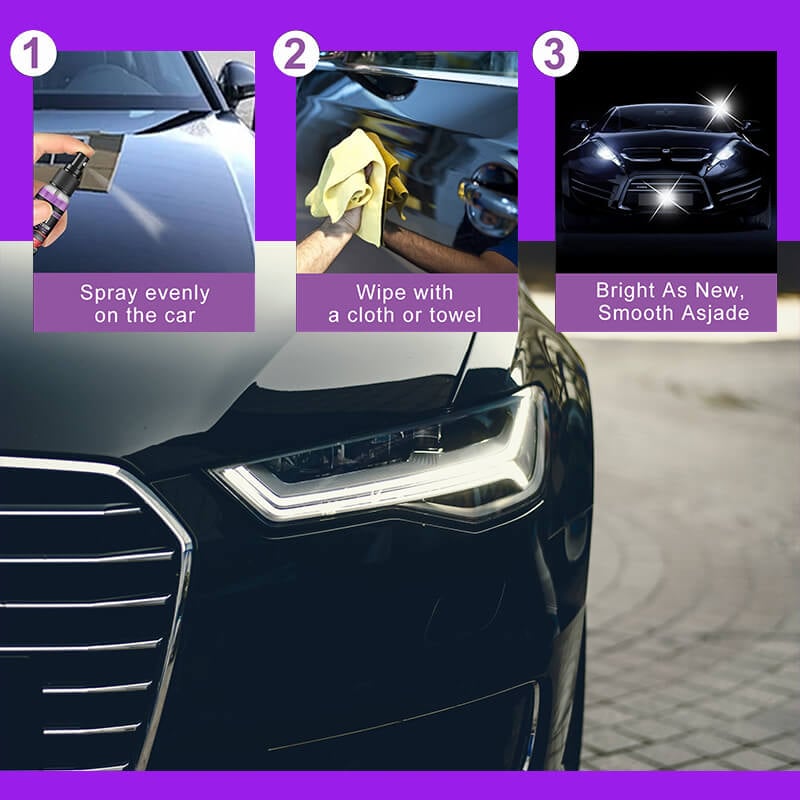 Premium Quality 3 In 1 High Protection Quick Car Coating Spray 🔥